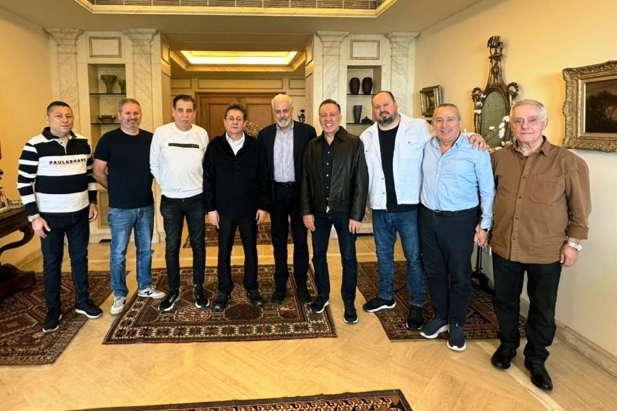 نادي الأنوار زار النائب كنعان مهنئاً بعيد الفصح