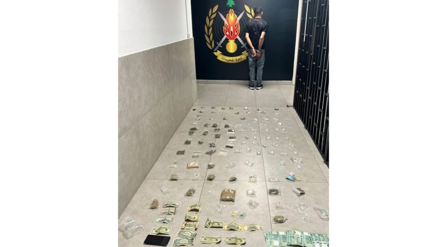 يقوم بترويج المخدرات في جبل لبنان.. فوقع بالجرم المشهود
