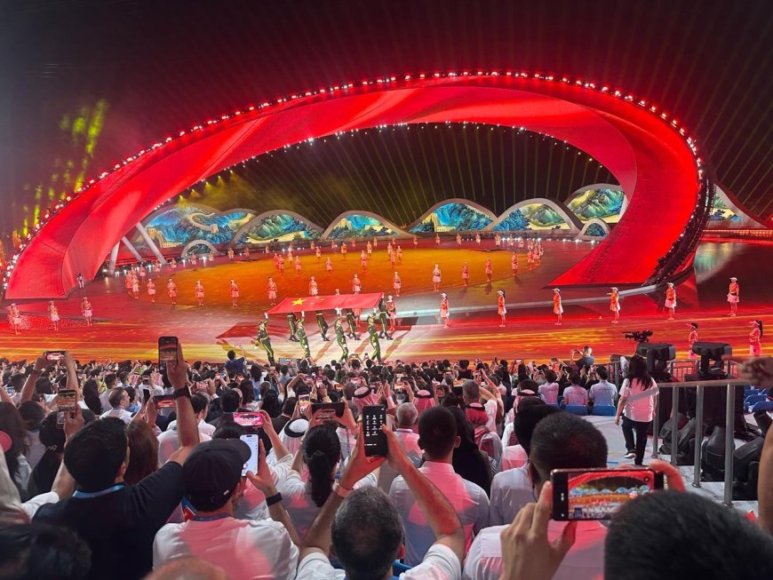 آسيوية سانيا الشاطئية 2026  إفتتاح عملاق للألعاب والبعثة اللبنانية شاركت في العرض العام