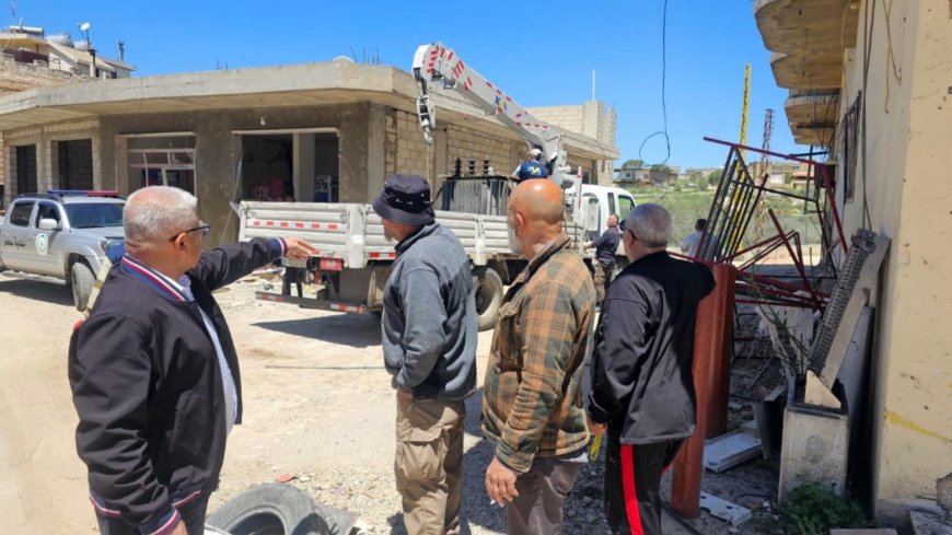 رئيس بلدية سحمر عرض للأضرار والخسائر في قطاع الكهرباء: للإسراع في معالجة الأزمة