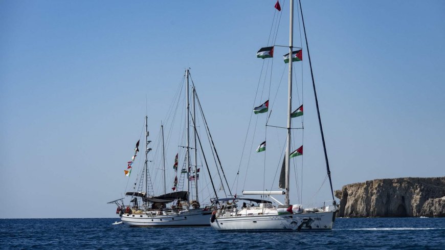 اسرائيل تعترض سفن متجهة الى غزة.. واعتقالات