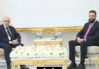 الشرع يستقبل في قصر الشعب بدمشق سلام بحضور وفدَين وزاريَّين من البلدين