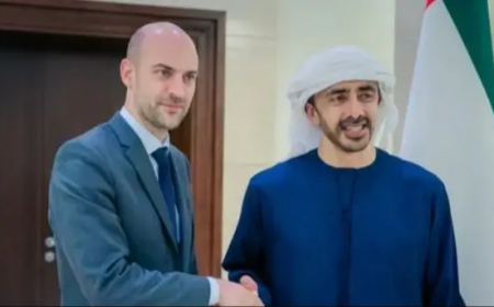 بن زايد يلتقي بارو.. وهذا ما تم بحثه