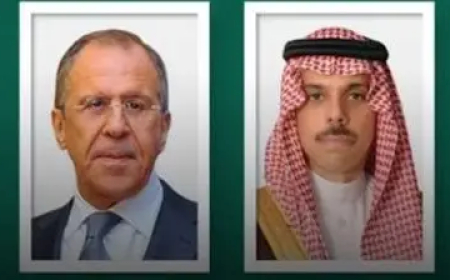 اتصال بين بن فرحان ولافروف.. وهذا ما تم بحثه