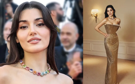 هانده إرتشيل تخطف الأنظار بذهبٍ ملكي في مهرجان كان 2026