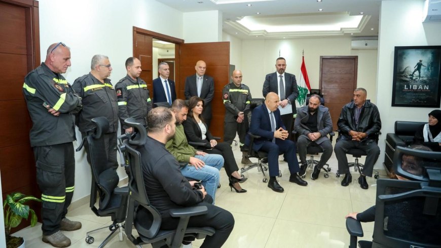 خريش لعائلات شهداء الدفاع المدنيّ: تضحياتهم منارة للاستمرار في أداء الواجب