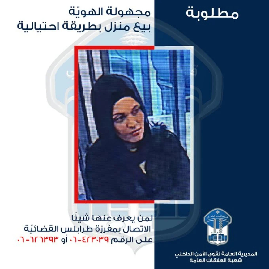قامت بعملية نصب بـ 60 الف دولار.. هل تعرفون مكانها؟