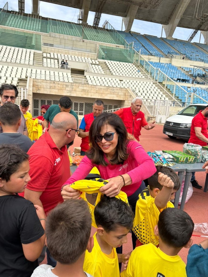 بيروت ماراثون واصلت تنظيم أنشطة مبادرة "  أركض وإبتسم " لأولاد النازحين في المدينة الرياضية